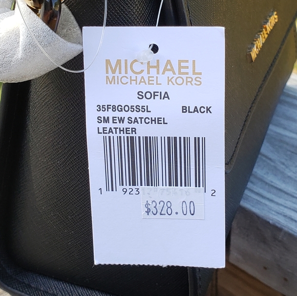 ⚠️LAST 1⚠️ Michael Kors Sofia Small Satchel Black - Picture 6 of 7